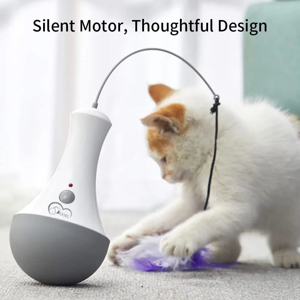 DOEL Automatic Interactive Feather Cat Toy For Indoor Cats