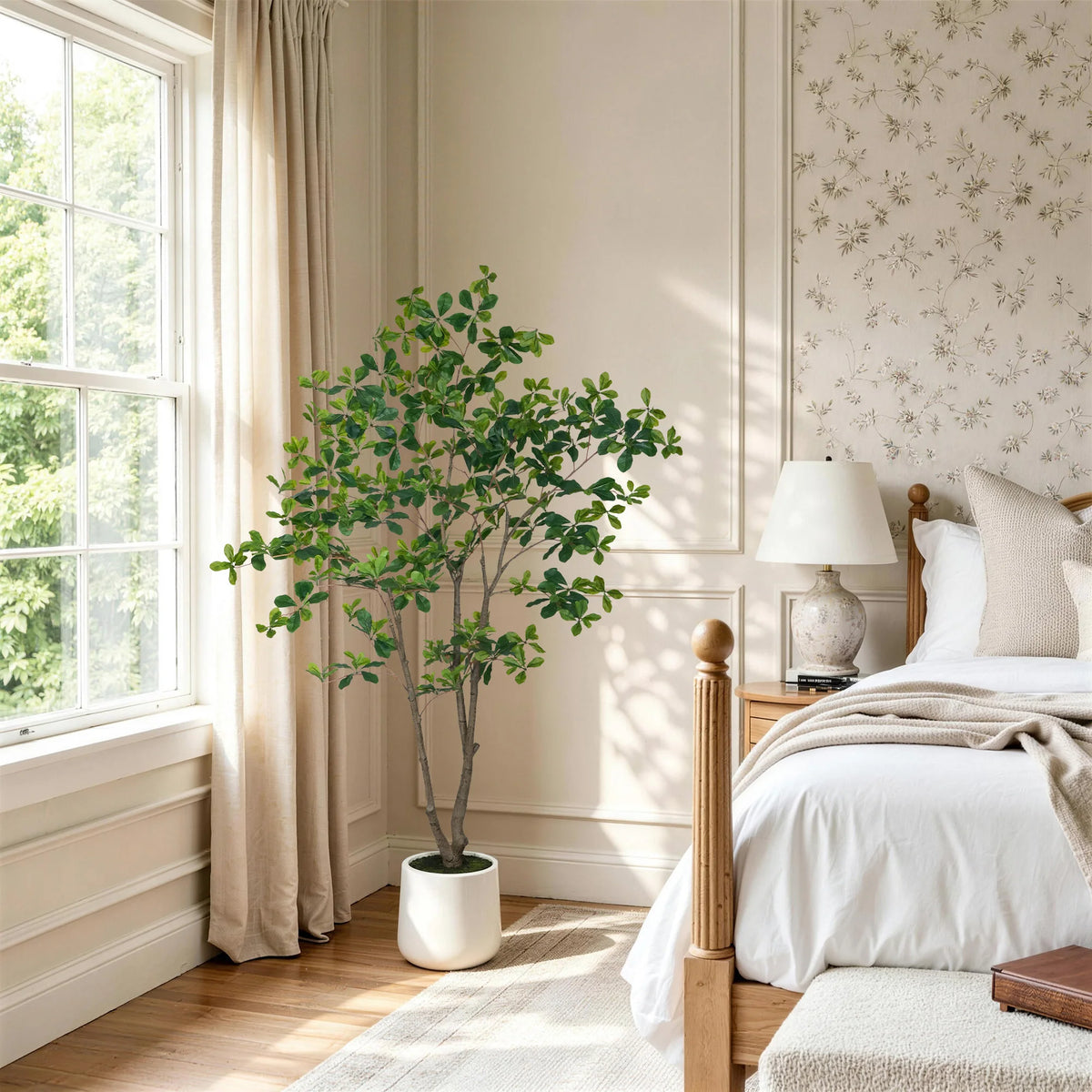 Faux Black Olive Tree With Realistic Leaves For Home Decor