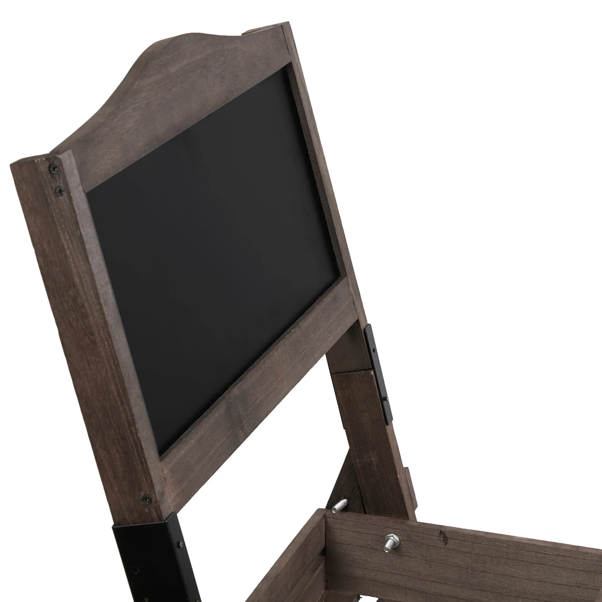 Folding Ladder 3 Tier Plant Stand Garden Flower Pot Holder Shelf with Chalkboard A-Frame Sidewalk Menu Display