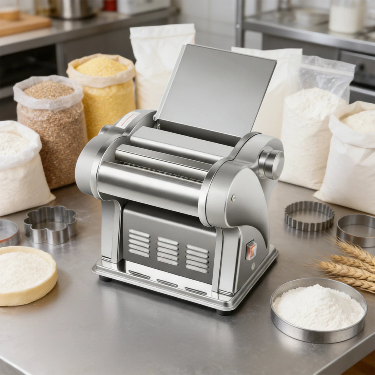 Automatic Noodle Maker Machine, Stainless Steel, Home Cooks