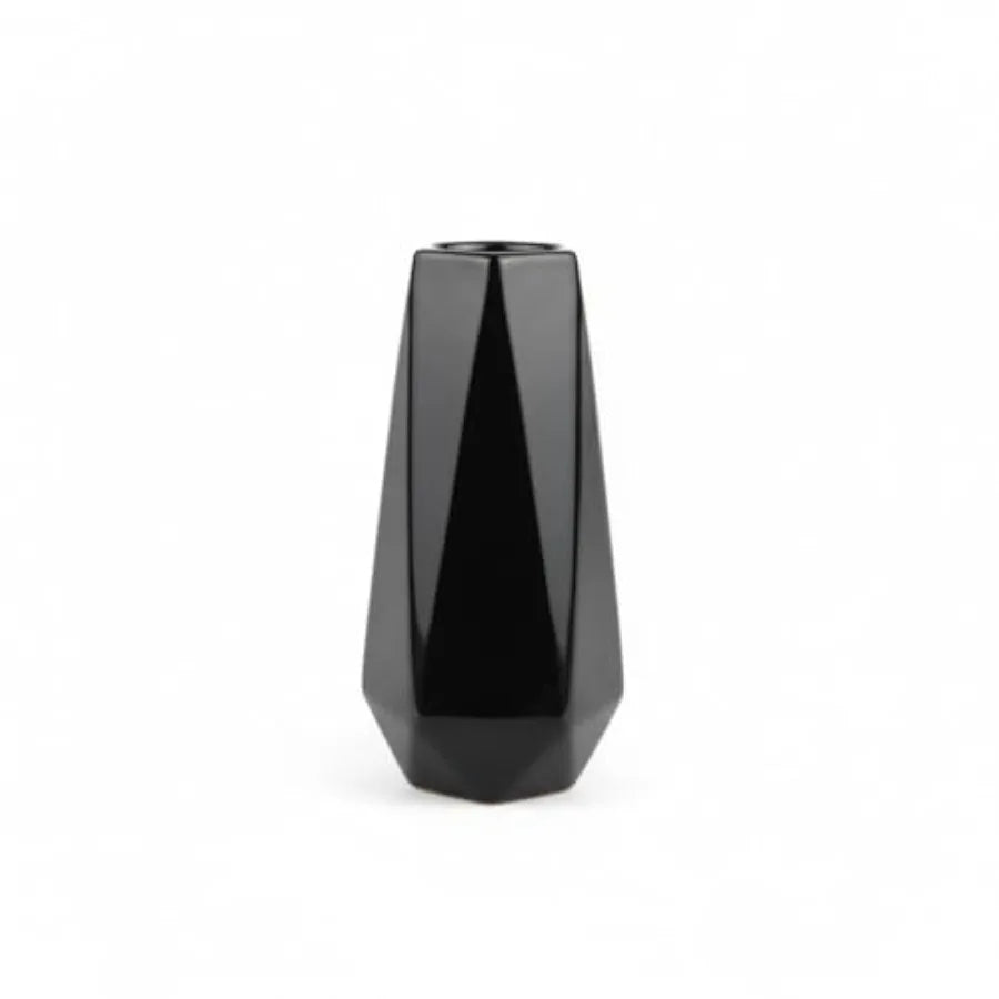 Geometric Ceramic Vase For Minimalist Tabletop Home Decor