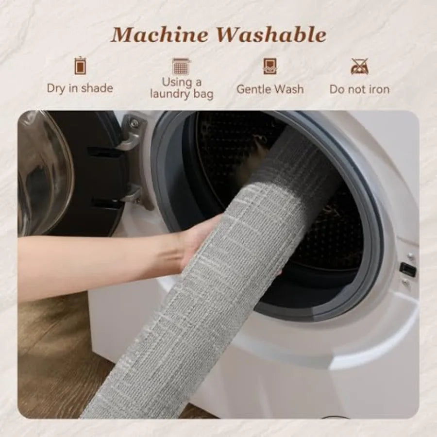 Bath Mat Non Slip Super Absorbent Quick Dry Bath Mats for Bathroom Floor Rubber Backing Washable Bathroom Rugs Modern Woven Jac
