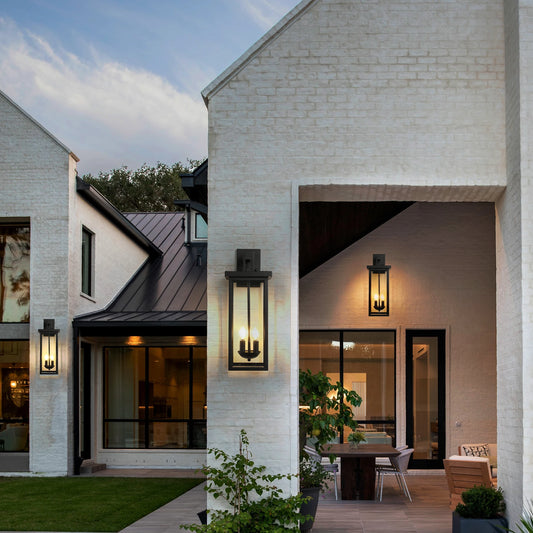 Outdoor Wall Lantern With Dusk To Dawn Sensor For Homes