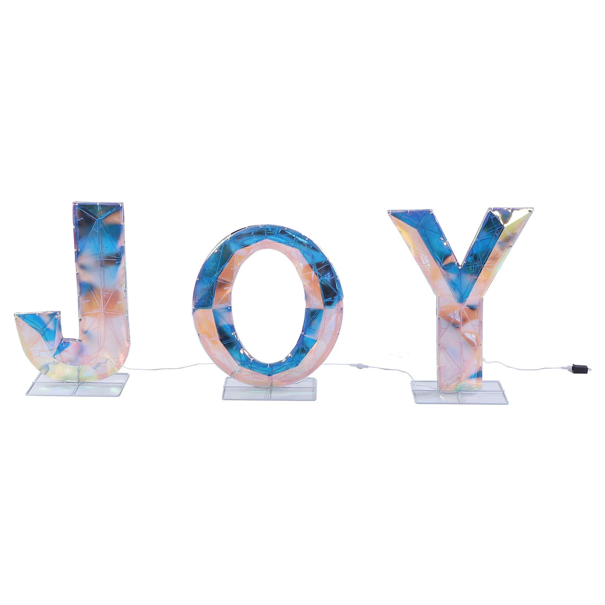 Outdoor Christmas JOY LED Decorations For Festive Yards