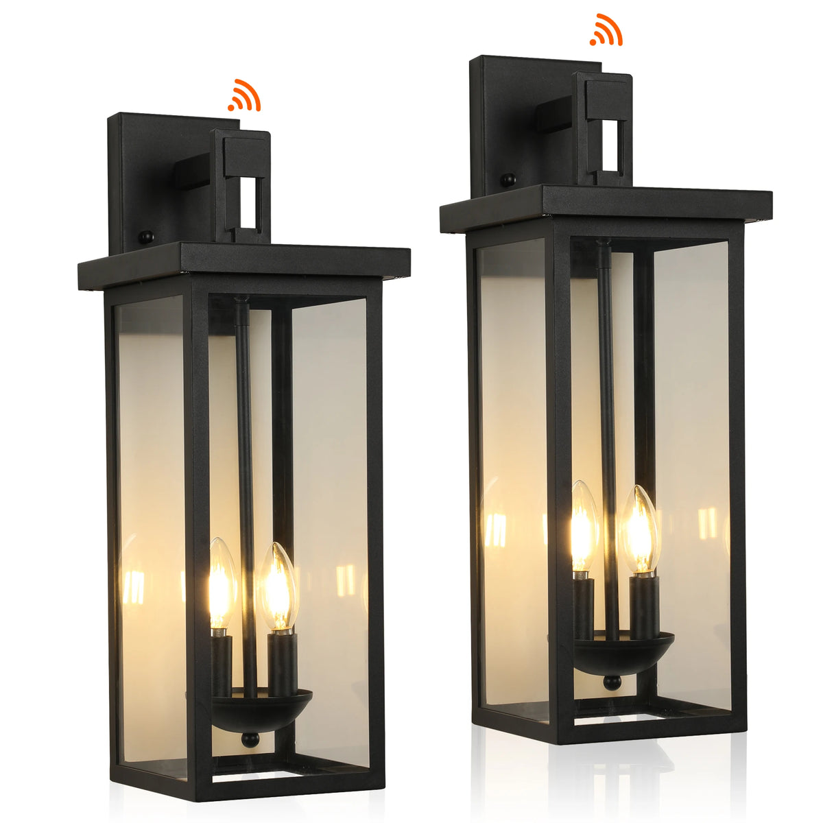 Outdoor Wall Lantern With Dusk To Dawn Sensor For Homes