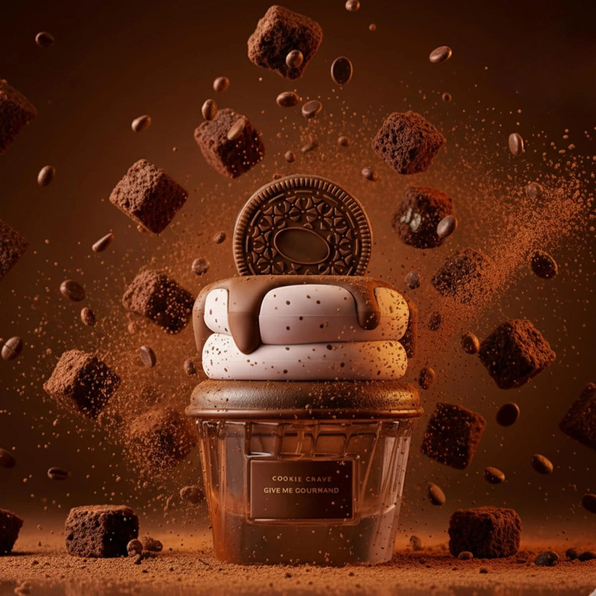 Cookie Crave - Give Me Gourmand Collection, Sweet Vanilla Cookie Scent, Cocoa Butter and Sugar Notes, Eau De Parfum, 75ml Spray, Gourmet Fragrance