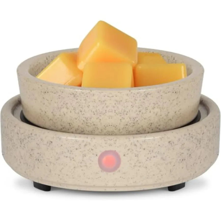 Ceramic Wax Melt Warmer Fragrance, 3 in1 Electric Candle Wax Warmer, Scented Wax Melt Wax Cubes Melter Fragrance Warmer for Hom