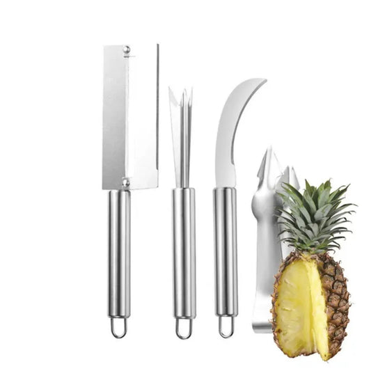 4 In 1 Pineapple Knife Fruit Slicer Sugar Cane Peeler